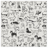 Motif des chiens noirs et blancs| Cute Canine Love