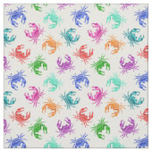 Tissu Motif des crabes (Échantillon)