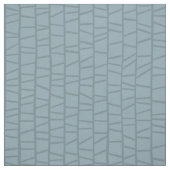 Tissu Motif des échelles géométriques bleues (Échantillon)