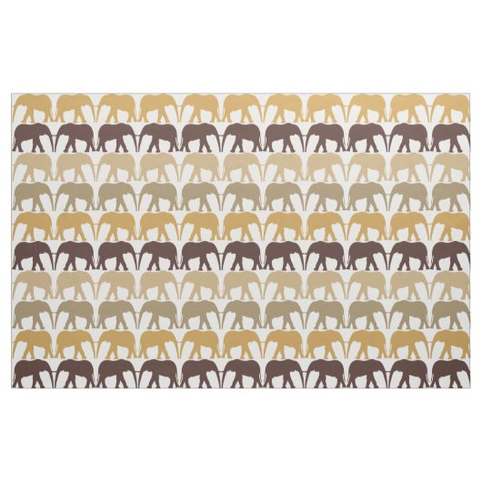 Tissu Motif des éléphants cool (Fat Quarter)