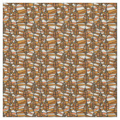 Tissu Motif Des Feuilles Automnes (Fermer)