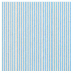 Tissu Motif des lignes bleu ciel clair et beige