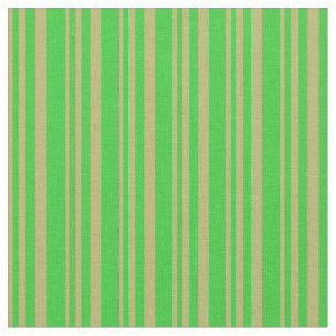 Tissu Motif des lignes couleur foncé kaki et vert citron