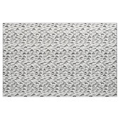 Tissu Motif des moustaches noires mixtes (Fat Quarter)
