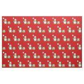 Tissu Motif des pingouins de Noël (Fat Quarter)