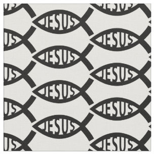 Tissu Motif des poissons chrétiens de Jésus