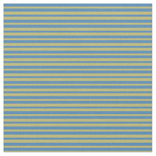 Tissu Motif des rayures de kaki bleu et foncé