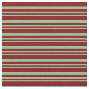 Tissu Motif des rayures de marron et vert de mer foncé