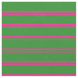 Tissu Motif des rayures vertes roses profondes et forest