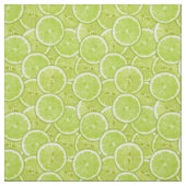 Tissu Motif des tranches vertes de chaux (Échantillon)