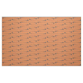 Tissu Motif des trappes de pêche Brown (Fat Quarter)
