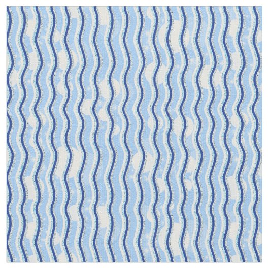 Tissu Motif des vagues de Blue Shades (Fermer)