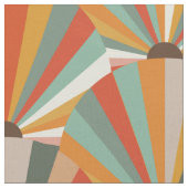 Tissu Motif des ventilateurs Abstraits rétroactifs (Fermer)