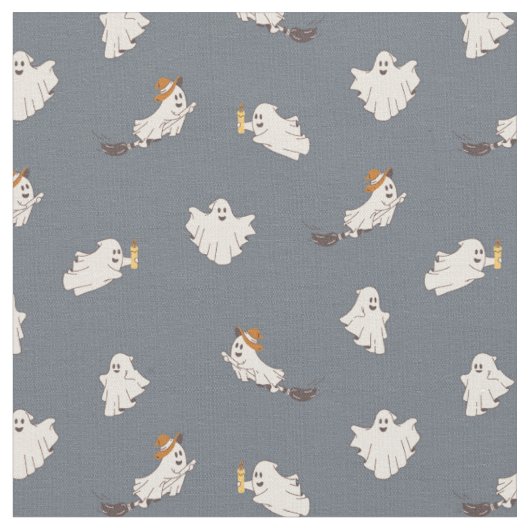 Tissu Motif d'Halloween des fantômes (Fermer)