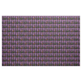 Tissu Motif d'Halloween violet aux chats noirs mignons (Yard)