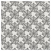 Tissu motif d'halloween web d'araignée (Fermer)