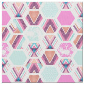 Tissu Motif d'hexagone d'aquarelle (fermé)