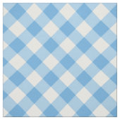 Tissu Motif diagonal blanc/bleu En vichy (Échantillon)