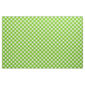 Tissu Motif diagonal blanc/vert En vichy (Yard)