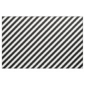 Tissu Motif diagonal noir et blanc de rayures (Fat Quarter)