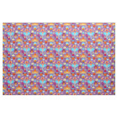 Tissu Motif d'icônes indiennes (Fat Quarter)