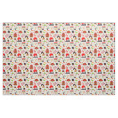Tissu Motif d'icônes japonais (Fat Quarter)