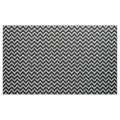 Tissu Motif d'Ikat Chevron - noir et blanc (Yard)