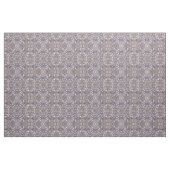 Tissu Motif d'illustration de la feuille florale blanche (Yard)