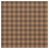 Tissu Motif d'impression Cosy Brown Plaid Buffalo (Fermer)