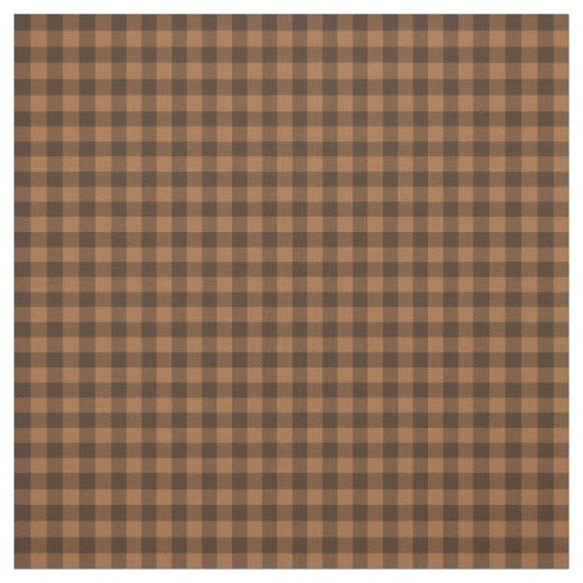 Tissu Motif d'impression Cosy Brown Plaid Buffalo (Échantillon)
