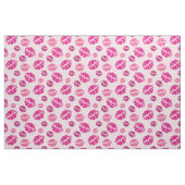 Tissu Motif d'impression de forme de baiser de rouge à (Fat Quarter)