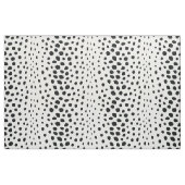 Tissu motif d'impression de guépard blanc abstrait (Fat Quarter)