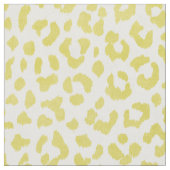 Tissu motif d'impression de guépard jaune chic et coloré (Fermer)