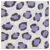 Tissu motif d'impression de guépard noir violet rose chi (Fermer)
