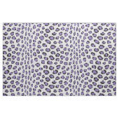 Tissu motif d'impression de guépard noir violet rose chi (Fat Quarter)