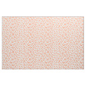 Tissu motif d'impression de guépard orange de pêche chic (Fat Quarter)