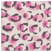 Tissu motif d'impression de guépard rose chic moderne (Fermer)