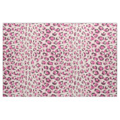 Tissu motif d'impression de guépard rose chic moderne (Fat Quarter)