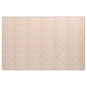 Tissu motif d'impression de guépard rose et d'or chic (Yard)