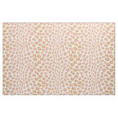 Tissu motif d'impression de guépard rose et d'or chic (Fat Quarter)