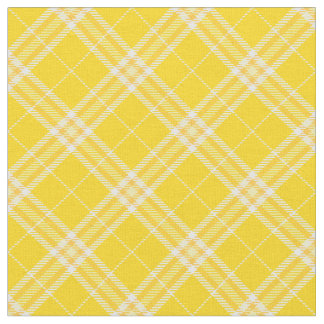 Tissu Motif d'impression de tatan à pâte jaune safran