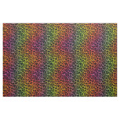 Tissu Motif d'impression des points de léopard arc-en-ci (Fat Quarter)