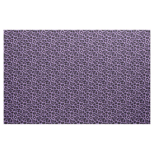 Tissu Motif d'impression des points de léopard pourpre (Fat Quarter)