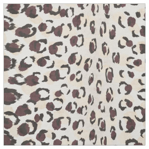 Tissu Motif d'impression moderne chic brun brun chic