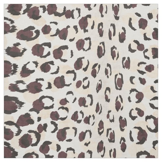 Tissu Motif d'impression moderne chic brun brun chic (Échantillon)