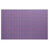 Tissu Motif d'impression Tartan Violet, (Yard)