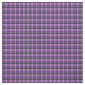 Tissu Motif d'impression Tartan Violet, (Échantillon)