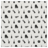 Tissu Motif d'instruments de musique à thème (Échantillon)