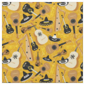 Tissu Motif d'instruments Mariachi Band (Fermer)