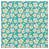 Tissu motif d'oeufs au plat (Échantillon)